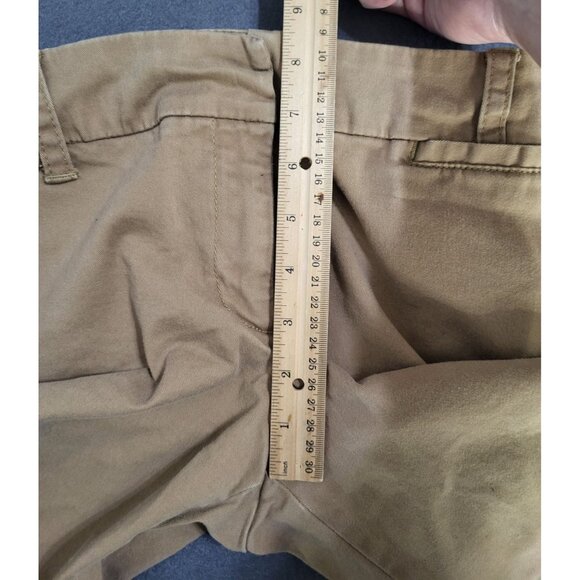 Tommy Hilfiger Womens SZ 8 Cropped Capri Tan Khaki Pants y2K preppy - Picture 5 of 10